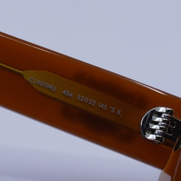 Celine CL40194U 45A Oval Sunglasses - Light Brown/Smoke - Picture 6 of 11